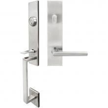 Inox MH107C573-32D-RH - MH Handleset Tubular Stockholm Entry 2-3/4''  32D RH