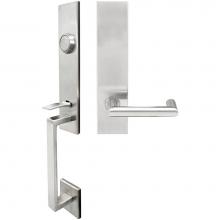Inox MH109TDP-32D-LH - MH Handleset Tubular Stuttgart Full Dummy 32D LH