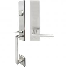 Inox MH214TDP-32D-RH - MH Handleset Tubular Champagne Full Dummy 32D RH