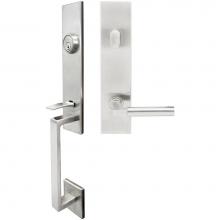 Inox MH221C573-32D-LHR - MH Handleset Tubular Aurora Entry 2-3/4''  32D LHR