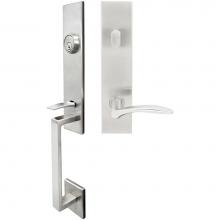 Inox MH311C563-32D-LHR - MH Handleset Tubular Crest Entry 2-3/8''  32D LHR