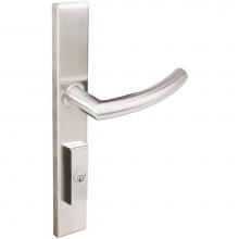 Inox MU103MA55-VH-32D-LH - MU Multipoint 103 Oslo US Entry Lever High US32D LH