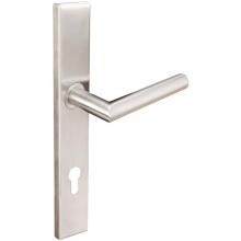 Inox MU105MA35-VH-32D-LH - MU Multipoint 105 Frankfurt Euro Entry Lever High US32D LH