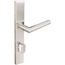Inox MU105MA55-VH-32D-LH - MU Multipoint 105 Frankfurt US Entry Lever High US32D LH