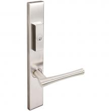 Inox MU214MA55-VL-32D-LH - MU Multipoint 214 Champagne US Entry Lever Low US32D LH