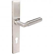 Inox MU221MA35-VH-32D-LH - MU Multipoint 221 Aurora Euro Entry Lever High US32D LH