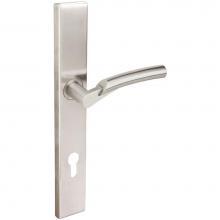 Inox MU223MA35-VH-32D-LH - MU Multipoint 223 Phoenix Euro Entry Lever High US32D LH