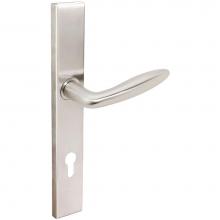Inox MU226MA35-VH-32D-LH - MU Multipoint 226 Summer Euro Entry Lever High US32D LH