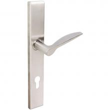 Inox MU351MA35-VH-32D-LH - MU Multipoint 351 Toronto Euro Entry Lever High US32D LH