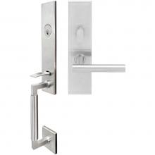 Inox NY106MT620-32D-LHR - NY Handleset MT Mortise Copenhagen Entry 2-1/2''  32D LHR