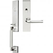 Inox NY108MT620-SP-LHR - NY Handleset MT Mortise Vienna Entry 2-1/2''  32 LHR