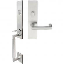 Inox NY109MT720-32D-LH - NY Handleset MT Mortise Stuttgart Entry 2-3/4''  32D LH