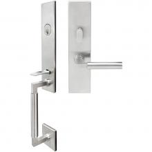 Inox NY221MT720-32D-RH - NY Handleset MT Mortise Aurora Entry 2-3/4''  32D RH