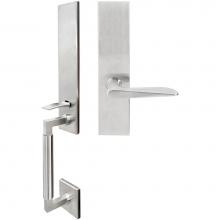 Inox NY344MTEDP-32D-LH - NY Handleset MT Mortise Ecco Full Dummy 32D LH