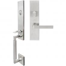 Inox NY345MT720-32D-RH - NY Handleset MT Mortise Tokyo Entry 2-3/4''  32D RH
