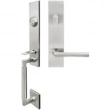 Inox NY105C573-32D-LHR - NY Handleset Tubular Frankfurt Entry 2-3/4''  32D LHR