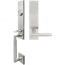 Inox NY106TDP-32D-LH - NY Handleset Tubular Copenhagen Full Dummy 32D LH