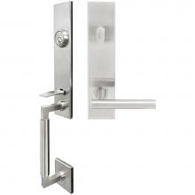 Inox NY106C563-32D-LHR - NY Handleset Tubular Copenhagen Entry 2-3/8''  32D LHR