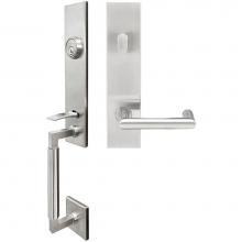 Inox NY109C573-32D-RH - NY Handleset Tubular Stuttgart Entry 2-3/4''  32D RH