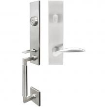Inox NY227C573-32D-LH - NY Handleset Tubular Stratus Entry 2-3/4''  32D LH