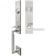 Inox NY243C573-32D-LH - NY Handleset Tubular Sunrise Entry 2-3/4''  32D LH