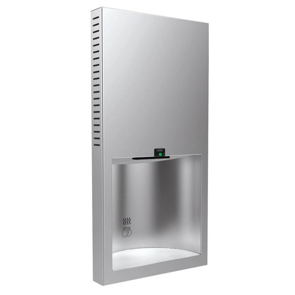 ADA Hand Dryer, Recessed, Stainless Steel - 115V