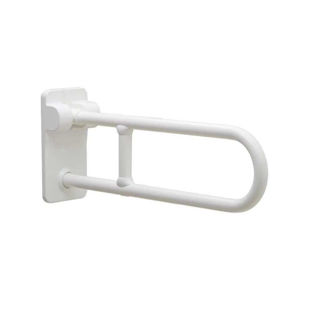 Swing Up Grab Bar - Wall-Mounted, Vinyl-Coated