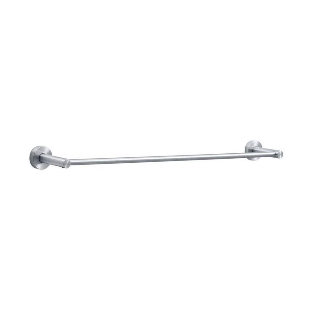 Surface-Mounted Towel Bar, 18'' Length, Satin Finish