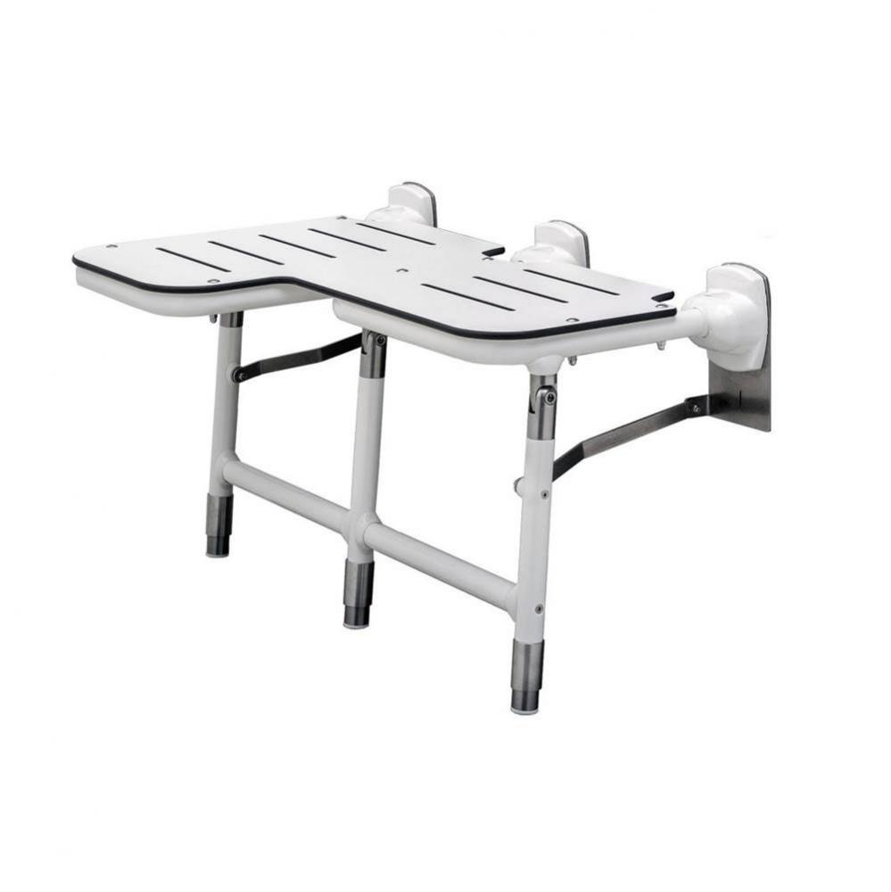 Folding Shower Bariatric Seat, Left