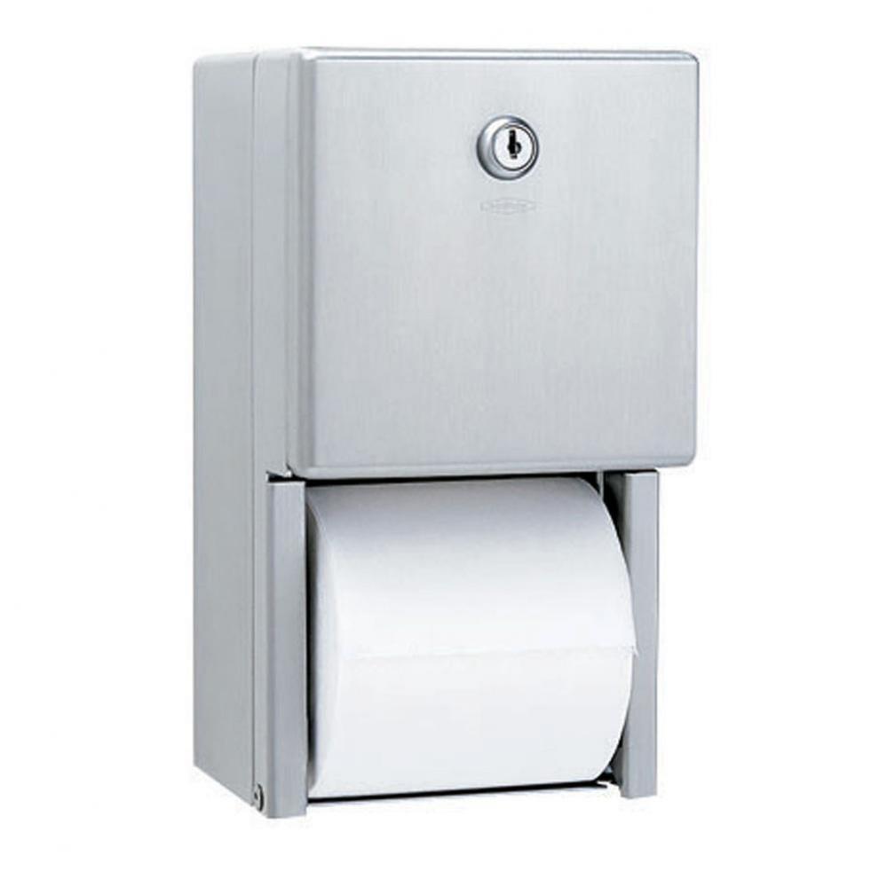 Multi-Roll Toilet Tissue Dispenser, Stainless Steel