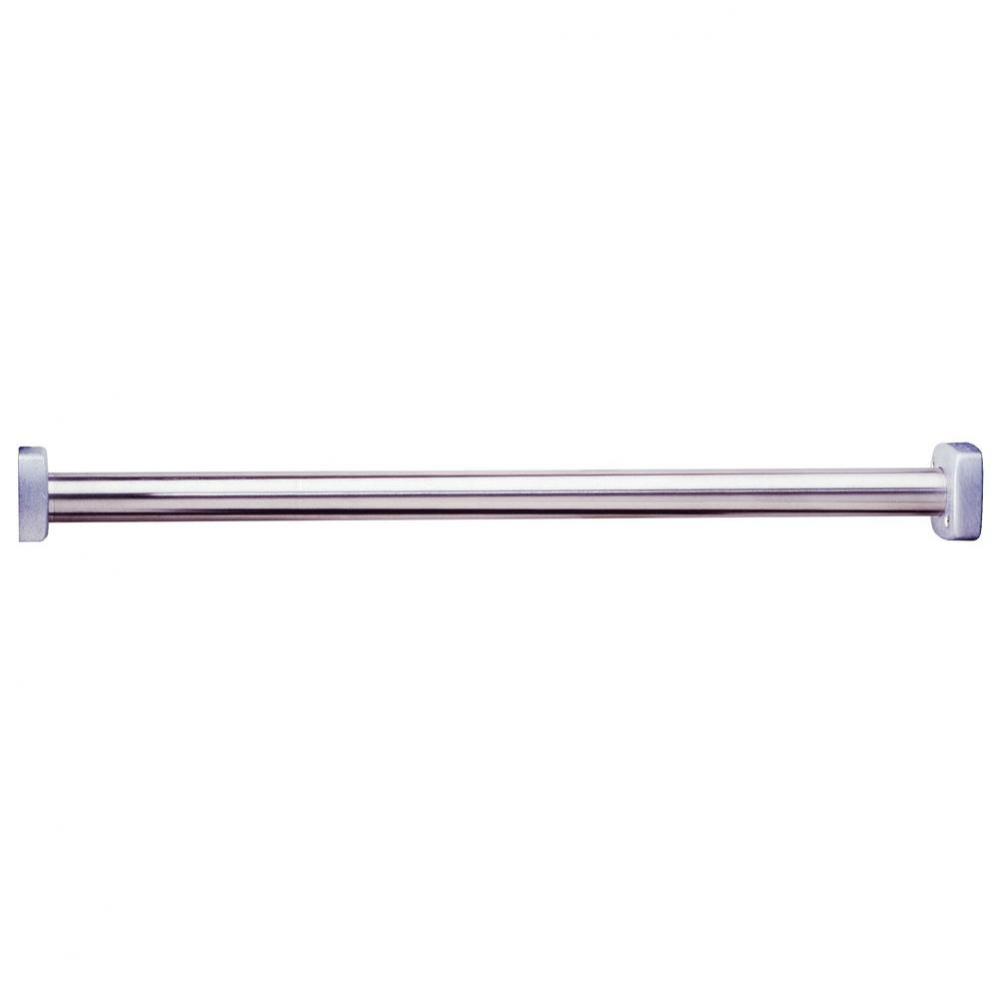 1-1/4'' Dia., Shower Curtain Rod, 36'' Length, Square End Flanges