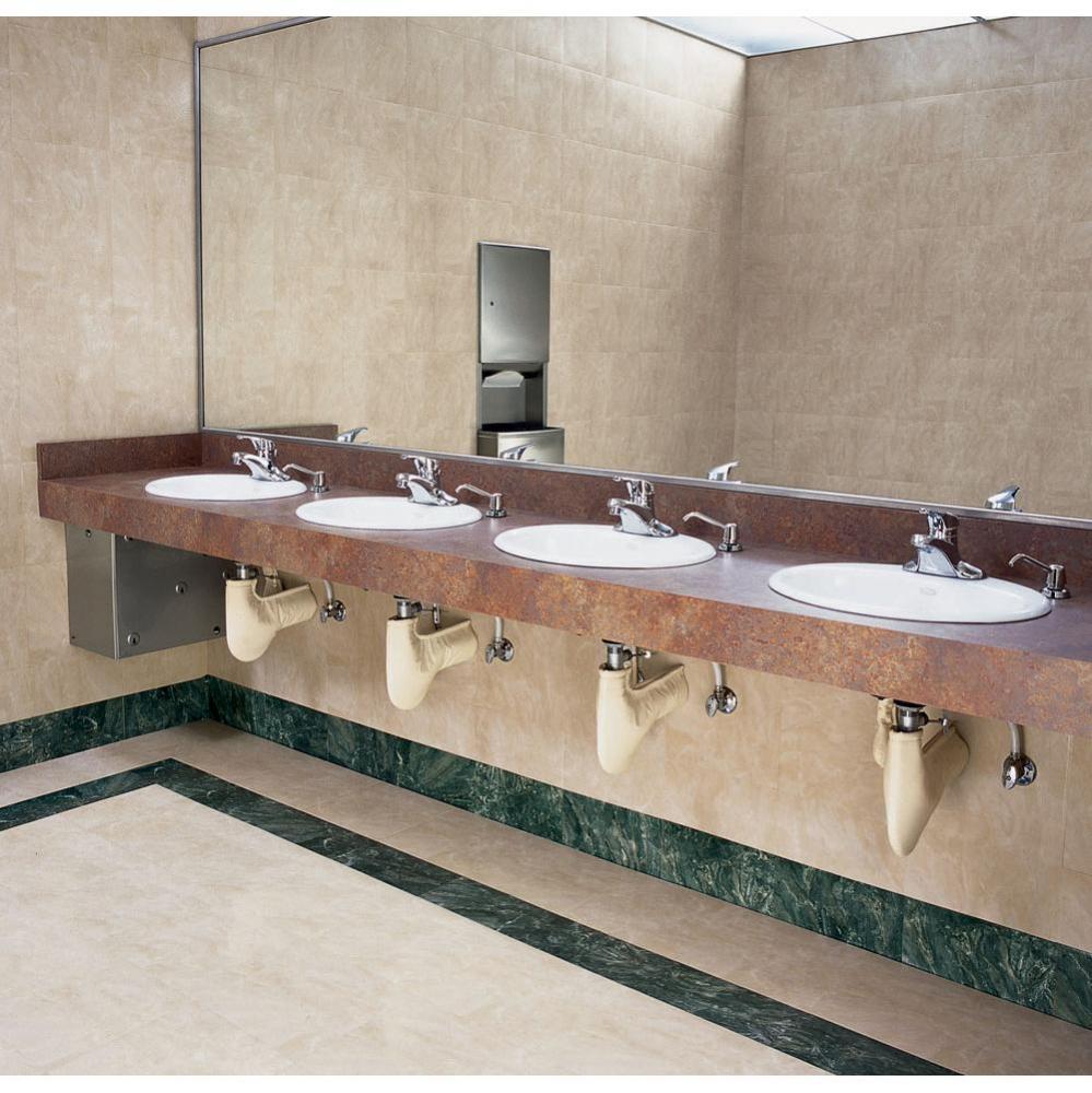 Cabinet, Stainless Steel Construction, with Low Soap Indicator (LSI) Light