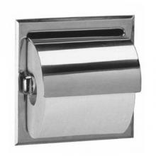 Bobrick 6697 - Toilet Tissue Dispenser with Hood, Mounting Clamp, Satin Finish