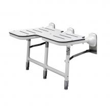 Bobrick 918116R - Folding Shower Bariatric Seat, Left