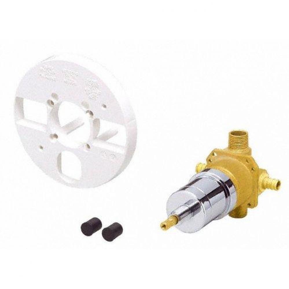 1H Tub & Shower Pressure Balance Ceramic Disc Valve w/out Stops Pex B or C