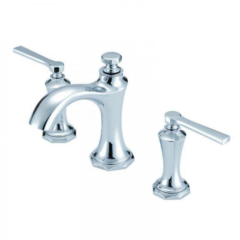 Draper 2H Widespread Lavatory Faucet w/ Metal Pop-Up Drain 1.2 gpm