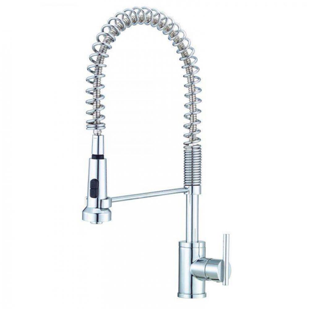 Parma 1H Pre-Rinse Spring Spout Kitchen Faucet 1.75gpm