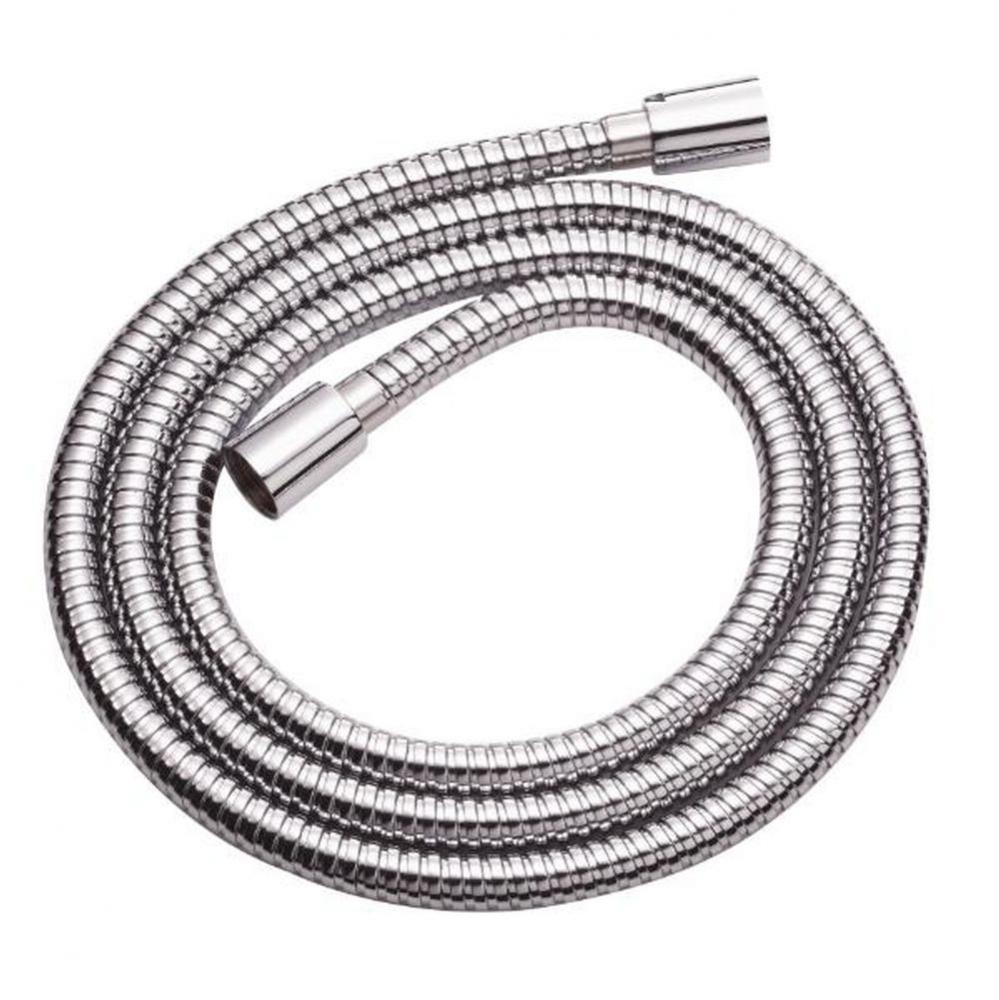 72'' All Metal Interlock Shower Hose w/ Brass Conicals