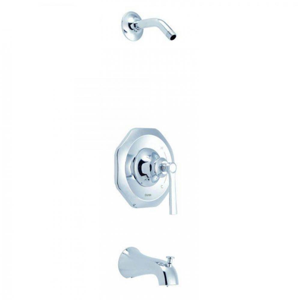 Draper 1H Tub and Shower Trim Kit and Treysta Cartridge Less Showerhead