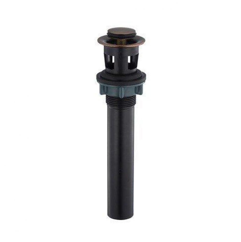 1 1/4'' Plastic Touch Down Drain Assembly Tumbled