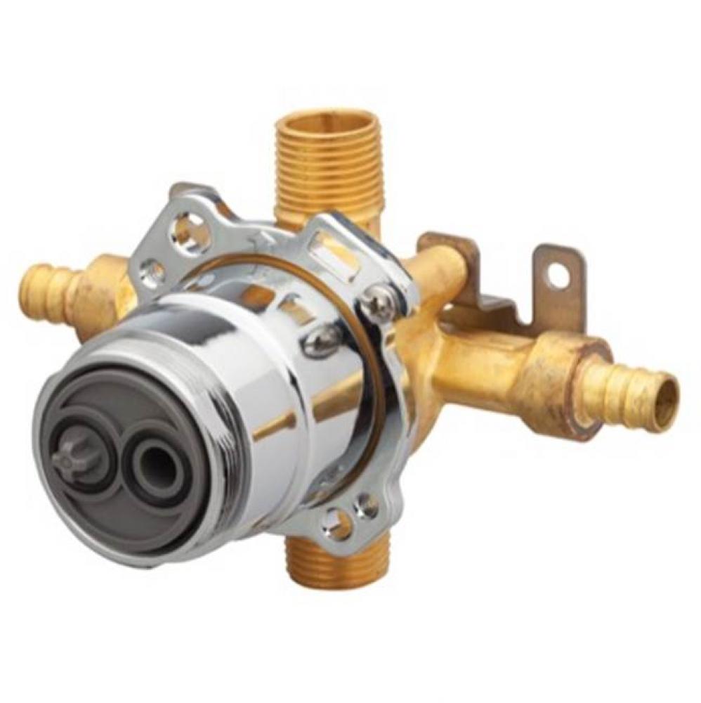Treysta Tub & Shower Valve- Horizontal Inputs WITHOUT Stops- Crimp