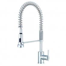 Danze D455258 - Parma 1H Pre-Rinse Spring Spout Kitchen Faucet 1.75gpm