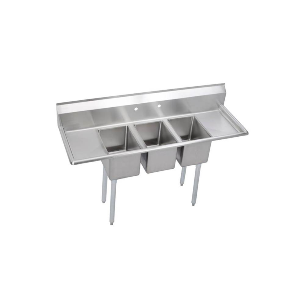 Dependabilt Stainless Steel 66'' x 19-13/16'' x 43-3/4'' 16 Ga. Thre