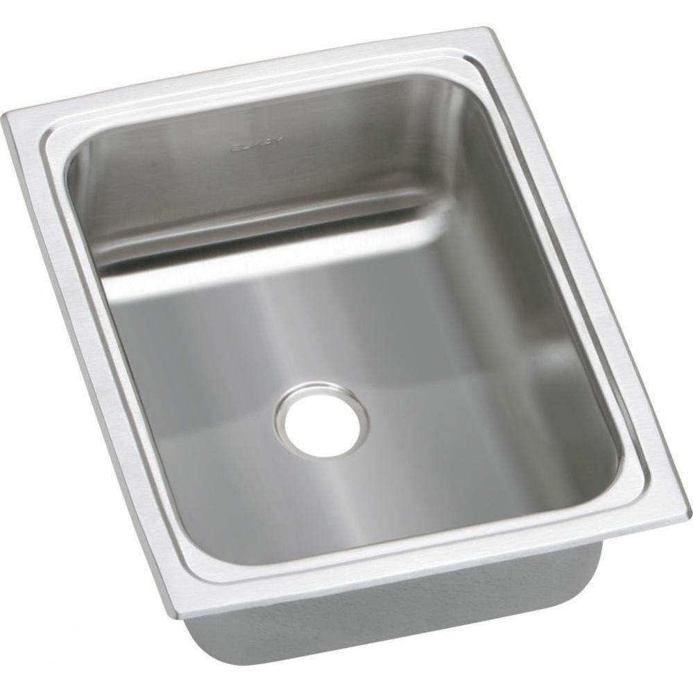 Celebrity Stainless Steel 12-1/2'' x 15'' x 6-1/8'', Single Bowl Dro