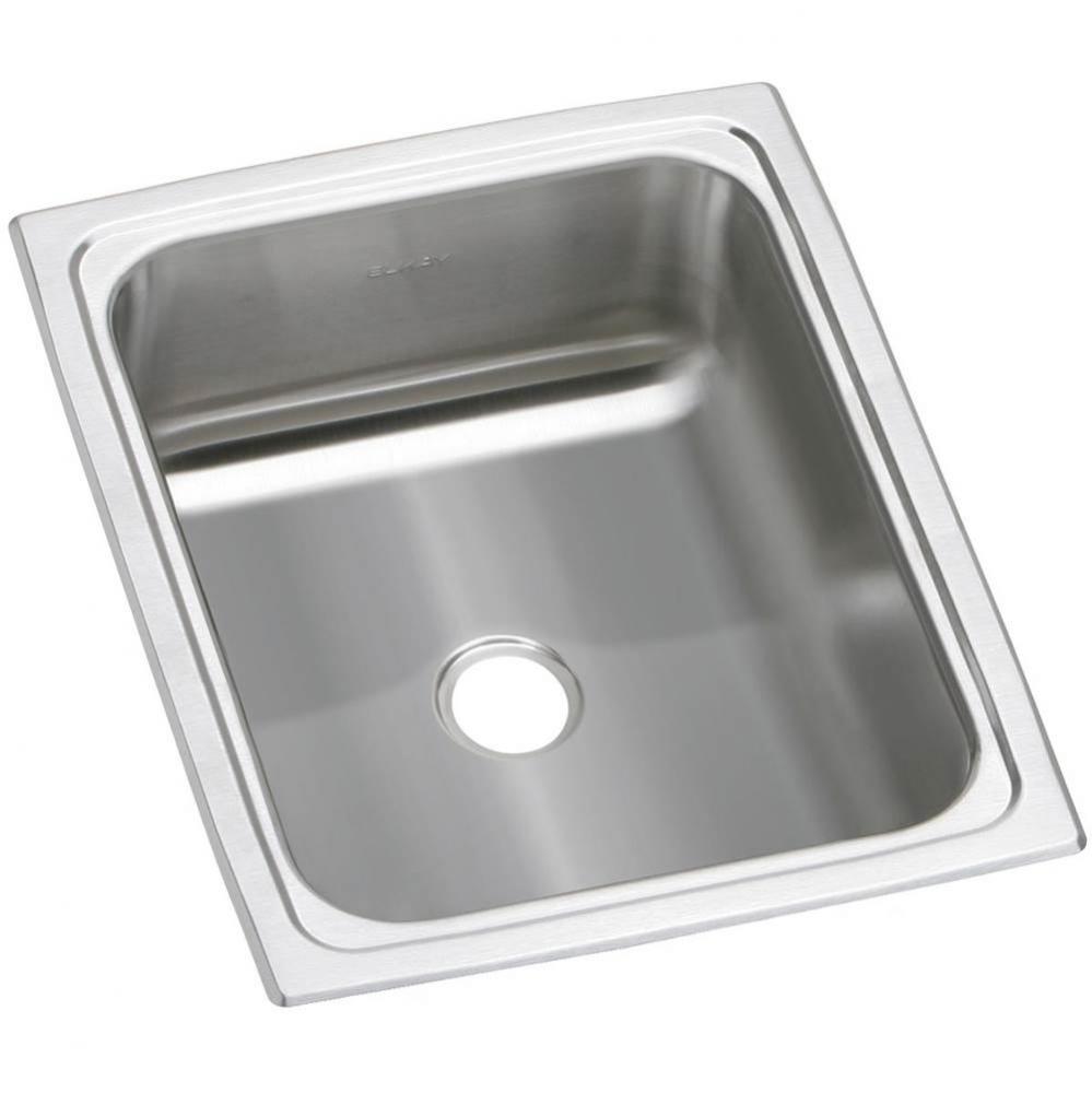 Celebrity Stainless Steel 12-1/2'' x 15'' x 6-1/8'', Single Bowl Dro