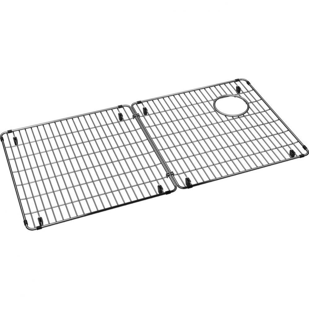 Crosstown Stainless Steel 33-1/8'' x 16-1/8'' x 1-1/4'' Bottom Grid