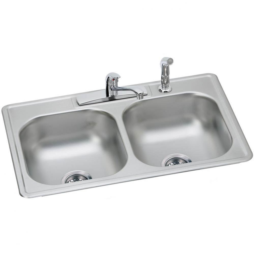 DISCONTINUED - USE DD233224 sink, LK2478CR faucet, D1125 drain separately