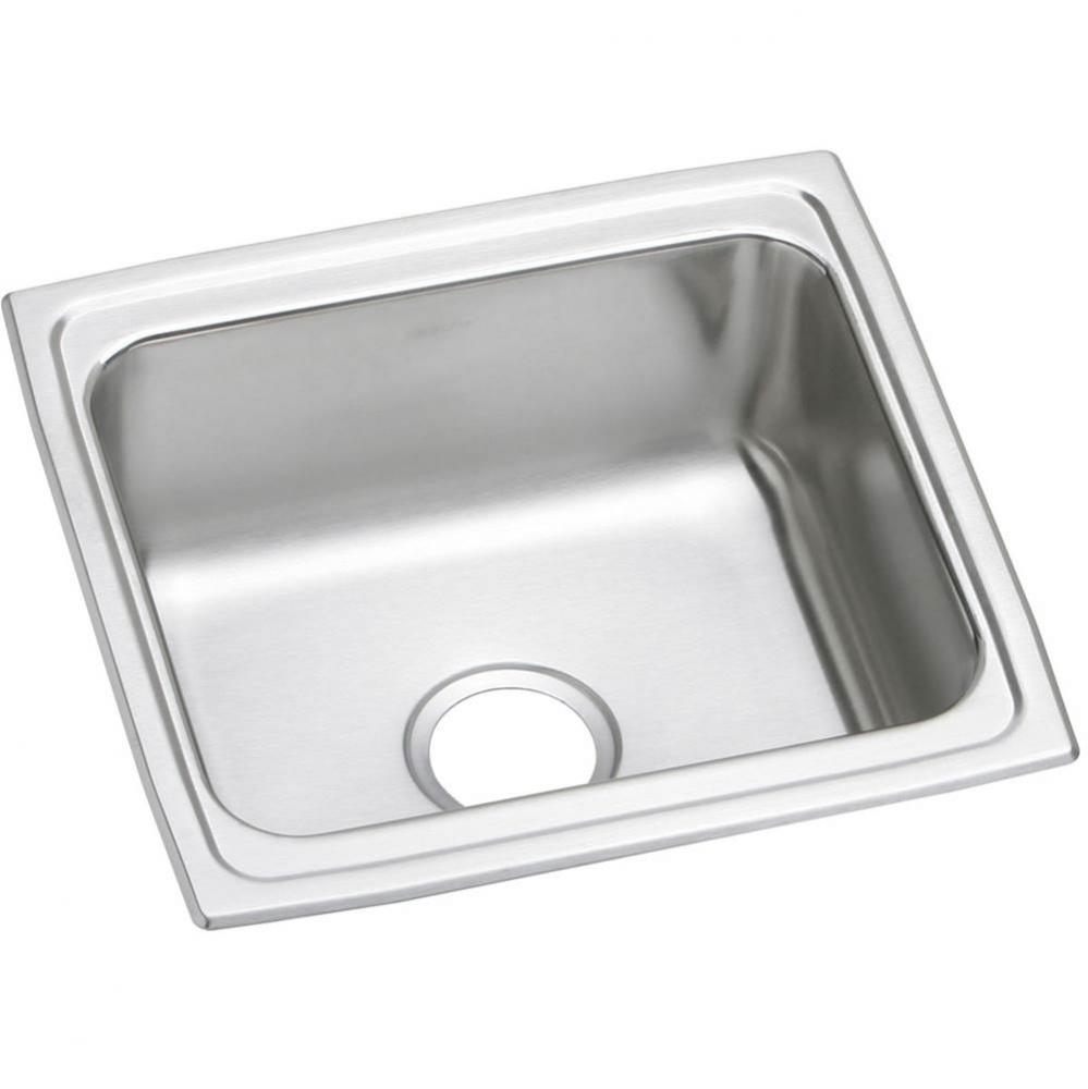 18 Gauge Stainless Steel 19'' x 18'' x 10.125'' Single Bowl Drop-in
