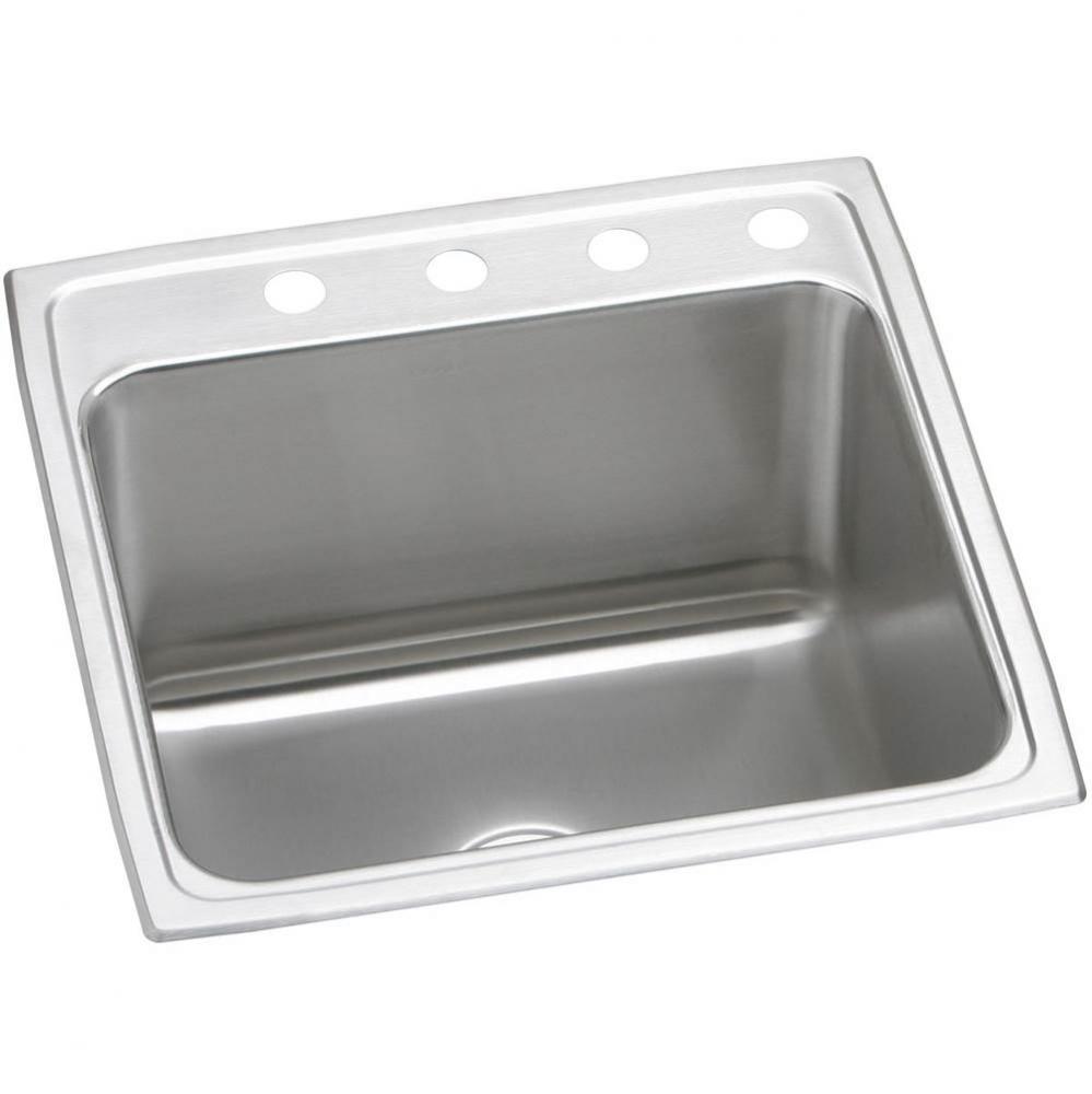 18 Gauge Stainless Steel 19.5'' x 22'' x 10.125'' Single Bowl Drop-i