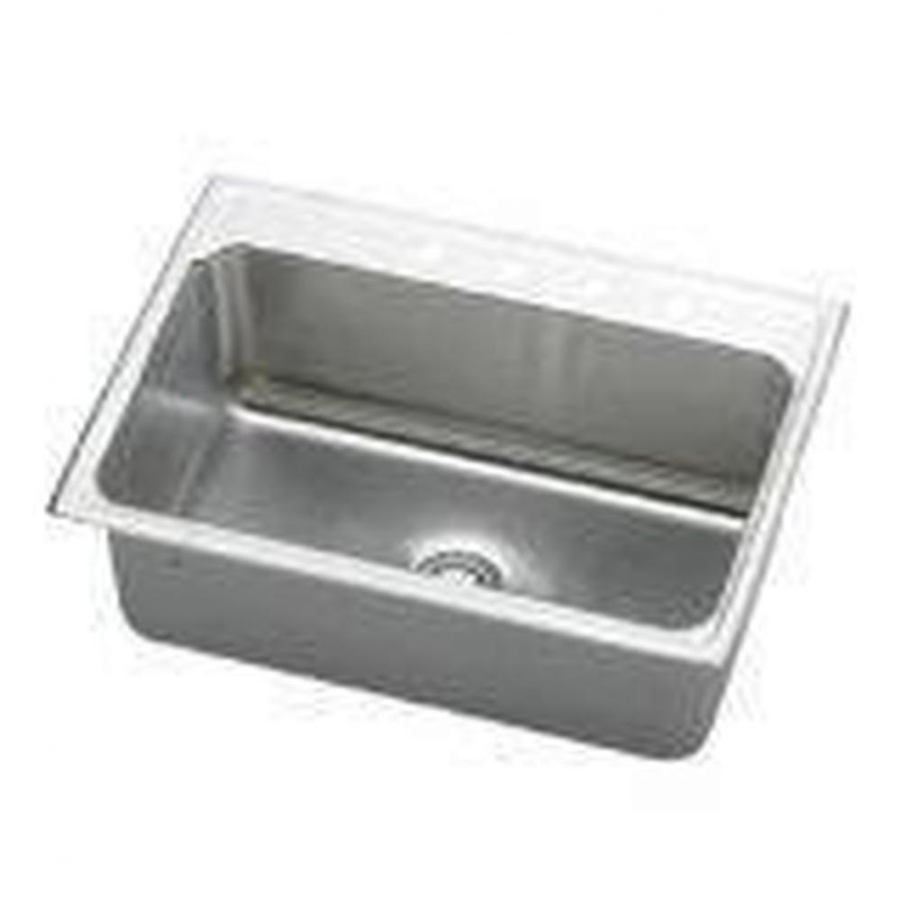 18 Gauge Stainless Steel 31'' x 22'' x 11.625'' Single Bowl Drop-in